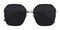 Rita Black Square TR90 Sunglasses