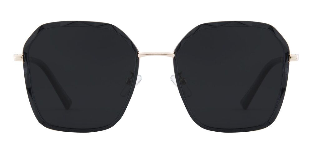 Rita Black Square TR90 Sunglasses