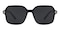 Superior Black Square TR90 Sunglasses
