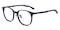 Douglas Purple Oval TR90 Eyeglasses