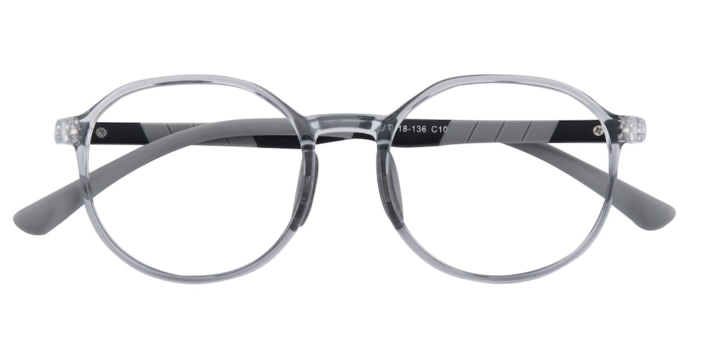 Besty Gray Round TR90 Eyeglasses