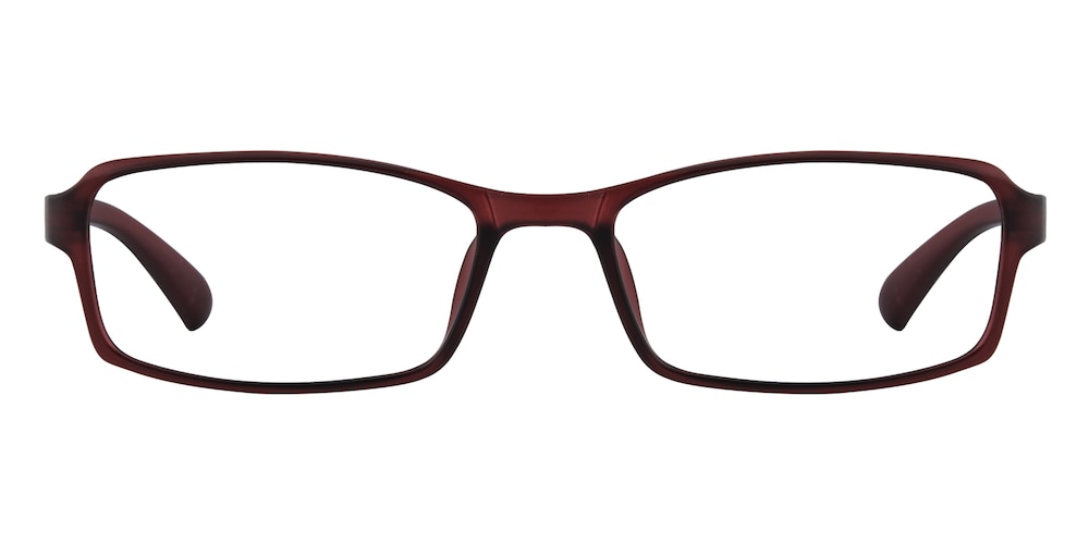 Wing Red Rectangle TR90 Eyeglasses