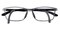 Vineland Gray/Black Rectangle TR90 Eyeglasses
