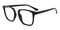 Ithaca Black Square TR90 Eyeglasses