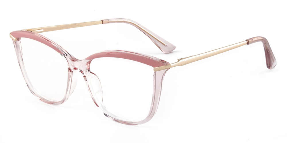 Denise Pink Cat Eye TR90 Eyeglasses