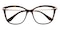 Denise Tortoise Cat Eye TR90 Eyeglasses