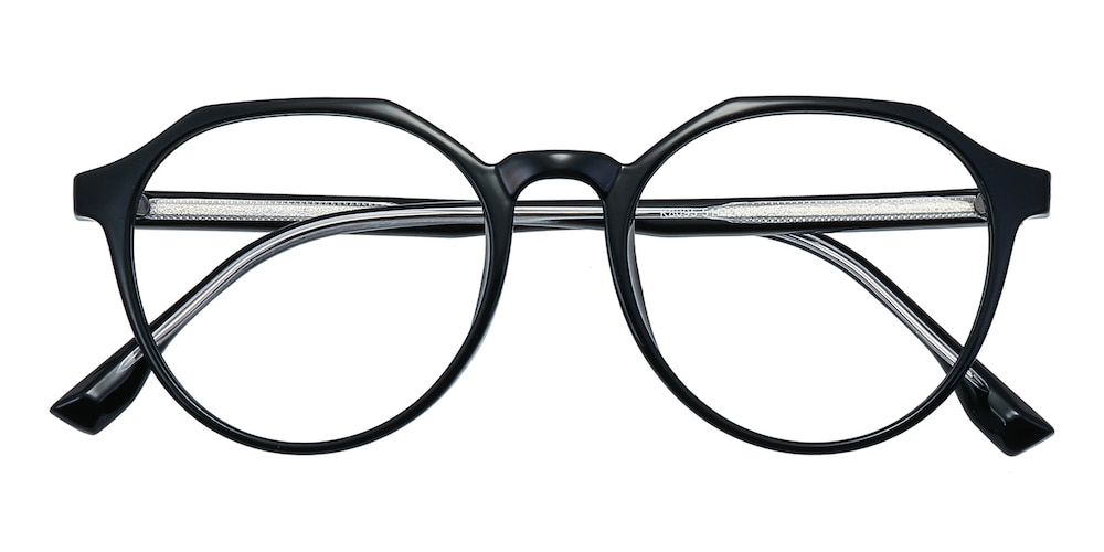 Edmonds Black Polygon TR90 Eyeglasses