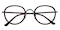 Syracuse Tortoise/Blue Round Acetate Eyeglasses