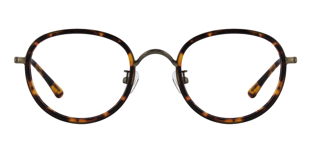 Syracuse Tortoise/Golden Round Acetate Eyeglasses