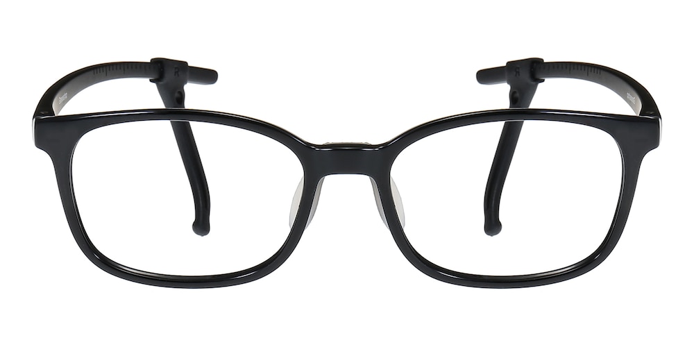 Joanna Black Rectangle TR90 Eyeglasses