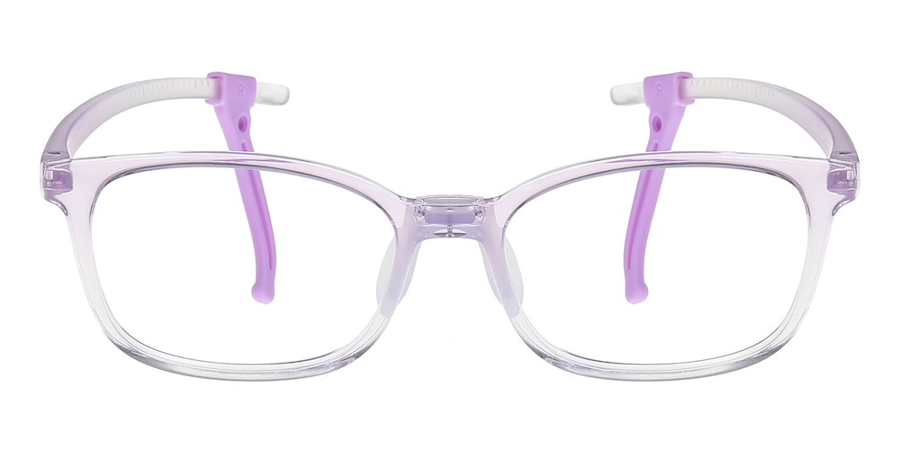 Joanna Purple Rectangle TR90 Eyeglasses