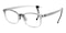 Joanna Gray/Crystal Rectangle TR90 Eyeglasses