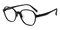Barton Black Oval TR90 Eyeglasses