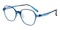 Barton Blue Oval TR90 Eyeglasses