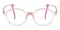 Margaret Pink Oval TR90 Eyeglasses