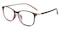 Watertown Brown Rectangle TR90 Eyeglasses