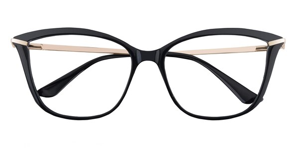 Denise Black Cat Eye TR90 Eyeglasses