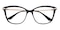 Denise Black Cat Eye TR90 Eyeglasses