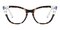 Ina Tortoise/Crystal Cat Eye Acetate Eyeglasses