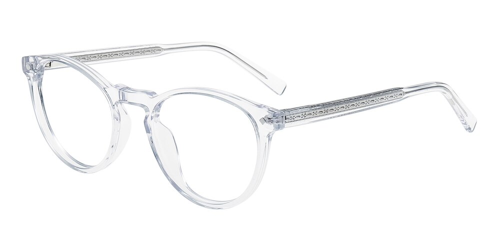 Arcadia Crystal Oval Acetate Eyeglasses