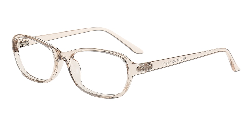 Janice Champagne Oval TR90 Eyeglasses