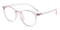 Averies Pink Round TR90 Eyeglasses