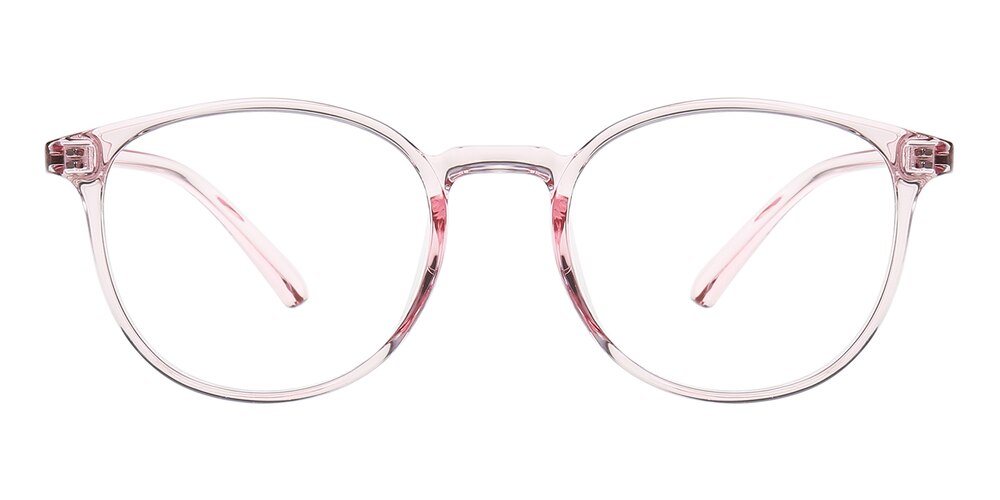 Averies Pink Round TR90 Eyeglasses