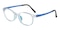 Bray Blue Oval TR90 Eyeglasses
