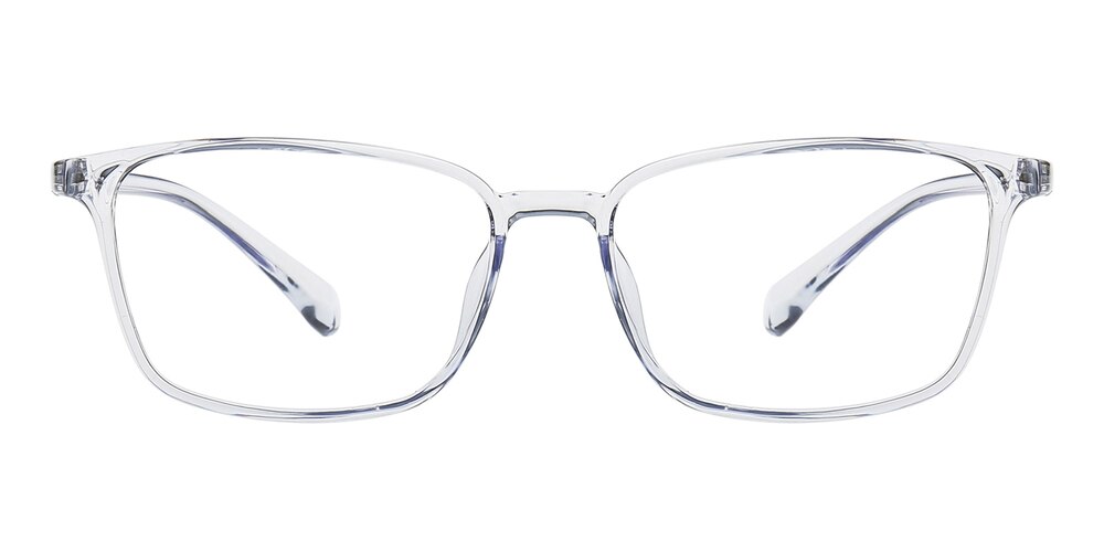 Flushing Light Blue Rectangle TR90 Eyeglasses
