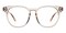 Bensenville Brown Round TR90 Eyeglasses
