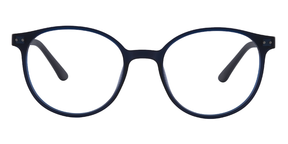 Alger Blue Round TR90 Eyeglasses