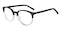 Daikon Tortoise/Crystal Round Acetate Eyeglasses