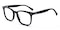 Osborn Black Rectangle Acetate Eyeglasses