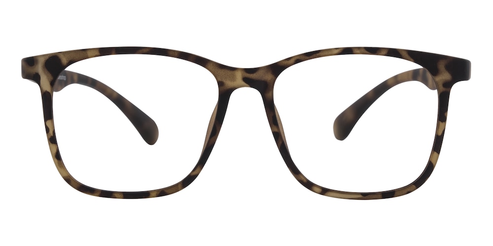 Isaiah Tortoise Rectangle TR90 Eyeglasses