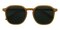 Vacation Brown Polygon TR90 Sunglasses
