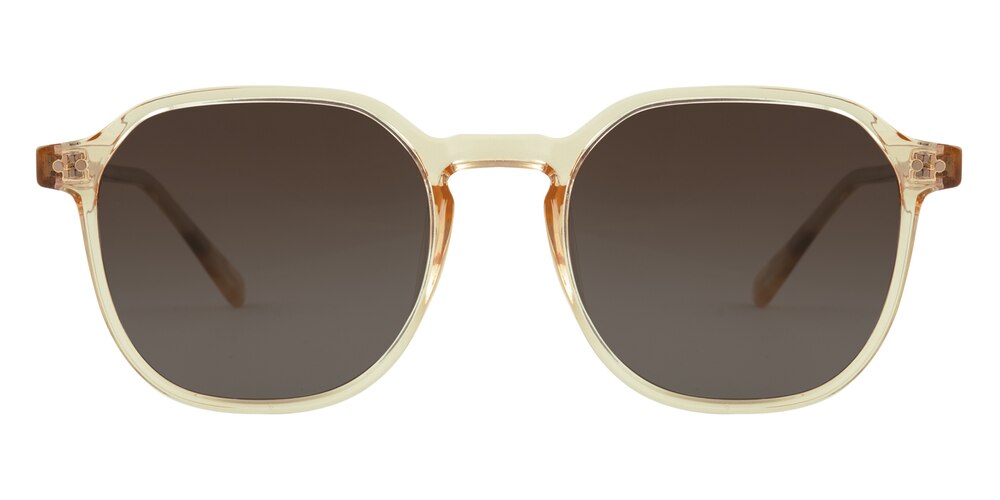 Vacation Orange Polygon TR90 Sunglasses