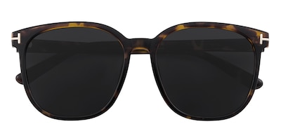 Michelle Tortoise Square TR90 Plastic Sunglasses