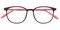 Defender Black/Pink Round TR90 Eyeglasses