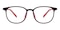 Defender Black/Pink Round TR90 Eyeglasses