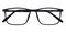 Jodian Black Rectangle TR90 Eyeglasses