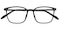 Arad Black/Gunmetal Square TR90 Eyeglasses