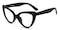 Miranda Black Cat Eye TR90 Eyeglasses