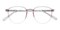 Edwina Gray/Pink Oval TR90 Eyeglasses