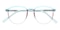 Edwina Blue/Pink/Crystal Oval TR90 Eyeglasses