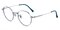 Greenwich Silver Round Titanium Eyeglasses