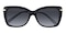 Agnes Black Cat Eye TR90 Sunglasses