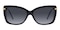 Agnes Black Cat Eye TR90 Sunglasses