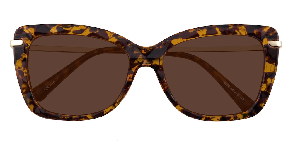 Agnes Tortoise Cat Eye TR90 Sunglasses