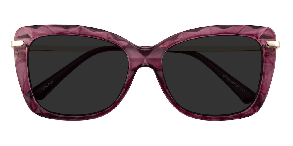 Agnes Purple Cat Eye TR90 Sunglasses