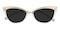 Arabela Crystal Cat Eye TR90 Sunglasses